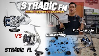 First Impression Review Disassembly Shimano Stradic FM  dengan Stradic FL mana yang lebih bagus [upl. by Llertnauq622]