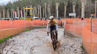 Campeonato de España de Ciclocross 2024 en Amurrio Álava prueba élite masculina [upl. by Okuy]