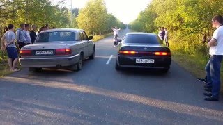 Бешеная Волга vs Toyota Mark 2 [upl. by Rosanne]