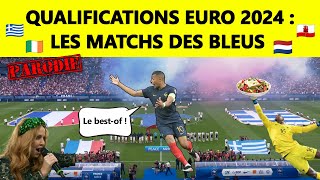 ⚽Qualifications Euro 2024 de léquipe de France  le bestof ▶️parodie [upl. by Anaitsirhc]