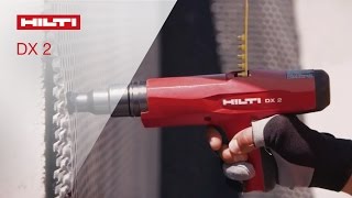 INTRODUCING the Hilti powderactuated fastening tool DX 2 [upl. by Yllod]