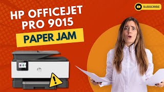 Fix HP Officejet Pro 9015 Paper Jam Problem  Printer Tales [upl. by Eniaj831]