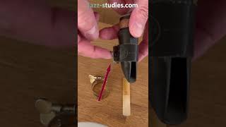 How to Assemble Your Reed and Mouthpiece for Saxophones and Clarinet  Step by Step [upl. by Anyt]