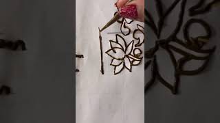 mehendi in rectange design hennadesignsforbeginnersstepbystep howtomakemehendidesigns [upl. by Sioled]