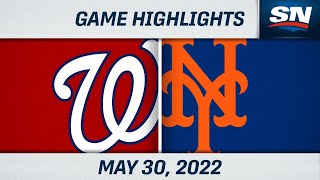 MLB Highlights  Nationals vs Mets  May 30 2022 [upl. by Lewes]