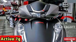 Honda Activa 7G 2024 Model Launched in India  Price  Features  Activa new 2024 Model [upl. by Arahsak]