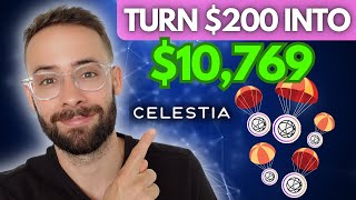 Celestia Airdrop Strategy  Just Stake 20 TIA [upl. by Iraj]