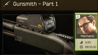 Gunsmith Part 1  Mechanic Task Guide  Escape From Tarkov  2024 [upl. by Ahsiad75]