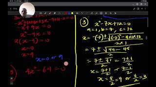 Solving Quadratic Equation Using Factorization And Formula Method part 7 [upl. by Akemaj951]