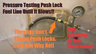 Not all Push Lock Hose’s are equal Push Lock AirDog FASS Evil Energy and Cheap Import Hose [upl. by Ykcor]