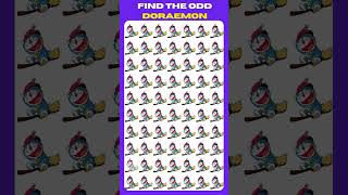 Find The Odd Doraemon shortsfeed shorts shortsvideo [upl. by Colpin]