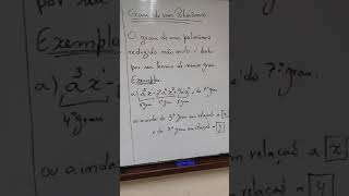 Aula 90  8o Ano  Expressões e Cálculos Algébricos  Polinômios [upl. by Enalahs878]