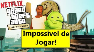 Novo ERRO do GTA Trilogy Netflix deixa IMPOSSÍVEL de Jogar Android DelayIndisponível 3 San e [upl. by Aleyak]