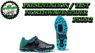 PRÉSENTATION TEST CHAUSSURE SPIDER PLUS 2 NORTHWAVE [upl. by Hoy]