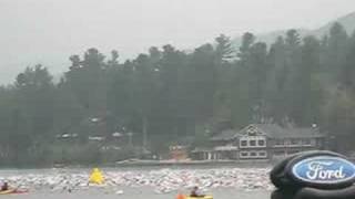 2008 Ironman Lake Placid  Swim Start [upl. by Ennaear416]