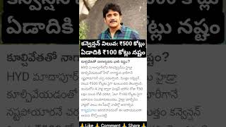 Nagarjuna N Convention Demolition Losses [upl. by Annaliese885]