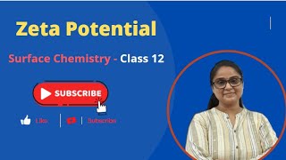 Zeta Potential  Surface Chemistry  Class 12 [upl. by Eugeniusz]