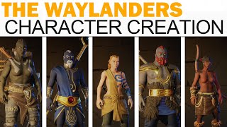 The Waylanders  Full Character Creation Male amp Female All Races Classes Backgrounds More [upl. by Morry]