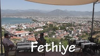 TURKEY Fethiye city sights and market [upl. by Nekal]