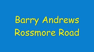 Barry Andrews  Rossmore Road with lyrics [upl. by Uwton772]