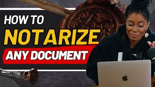 How to Notarize Any document [upl. by Assenov]