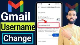 How To Change Gmail Id Name  Gmail Id Username Kaise Change Kare  Change Gmail Id Username [upl. by Elsi]