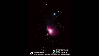 ORION NEBULA WITH 12 INCH DOBSONIAN TELESCOPE AND MOBILE CAMERA ONLY [upl. by Beniamino]