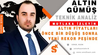 ALTIN FİYATLARINDA ÖNEMLİ GELİŞME ÖNCE BİR DÜŞÜŞ SONRA YENİ REKOR PEŞİNDE [upl. by Kial]