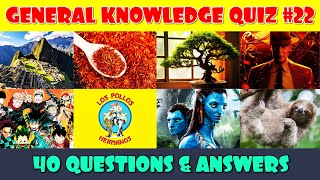 General Knowledge Trivia Quiz Part 22 [upl. by Trebornhoj]