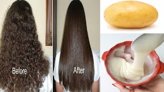 1 potato will transform your hair from frizzy and rough to straight and silky forever [upl. by Ybab]