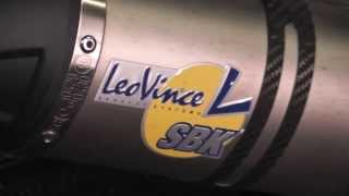 HONDA CBF 1000 LeoVince exhaustNew 2014 [upl. by Netsrejk758]