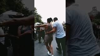 Hector Guajiro amp Jaime Polanco dancing Salsa at Washington Square Park 🔥🔥🔥 [upl. by Winterbottom880]