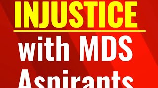 INJUSTICE with MDS Aspirants amp entire Dental Fraternity dr Amit Lall neetmds2025 date chaos neet [upl. by Nnylrats425]