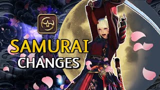 Samurai Changes  Dawntrail Media Tour FFXIV [upl. by Annovahs]