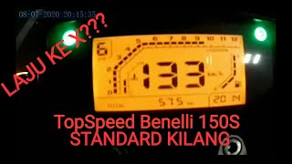 BENELLI 150S SPECIAL EDITION  TOPSPEED STANDART KILANG [upl. by Romina]