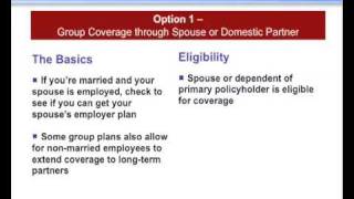 Your Spouse or Partners Plan  eHealth PART 1 [upl. by Adnahsar]