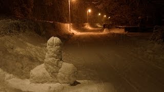 Les premières neiges Chamonix MontBlanc novembre 2015 sculpture montagne [upl. by Waine]