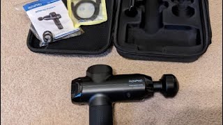 RENPHO Massage Gun with Heat and Cold Electric Handheld Massager Gun Review [upl. by Smallman129]