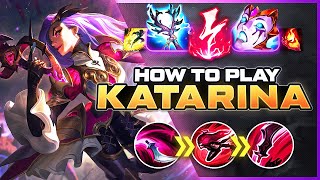 HOW TO PLAY KATARINA SEASON 14  NEW Build amp Runes  Season 14 Katarina guide  League of Legends [upl. by Sokul]