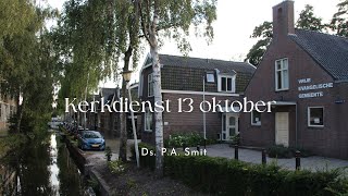 Kerkdienst 13 oktober [upl. by Demakis]