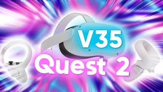 Une ÉNORME Amélioration du Quest 2 V35 Oculus quest 2 [upl. by Intruok]