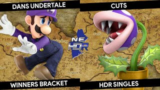 NSRS 1 HDR dans undertale Luigi vs cuts Piranha Plant  Winners Bracket [upl. by Tobias239]