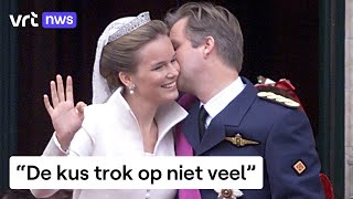 25 jaar geleden gaven koningin Mathilde en koning Filip elkaar het jawoord [upl. by Cissy]