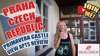 A Stay at Primavera Castle View Apartments  Honest Prague Review [upl. by Ryon]