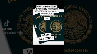 Quieres tramitar tu pasaporte Mexicano [upl. by Arteid]