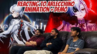 Reacting to Genshin Arlecchino Animation and Character Demo  TMC [upl. by Lsil]