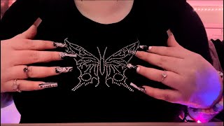 ASMR • shirt scratching amp nail clacking [upl. by Dnomaid]