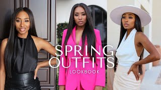 Spring Outfits Lookbook 2023  Spring Trends [upl. by Iahk]