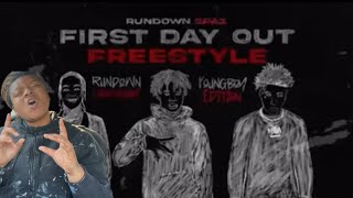 Rundown Spaz  First Day Out Freestyle Ft Nba Youngboy amp Rundown ChoppaboyREACTIONTNT NATION [upl. by Eleirbag162]