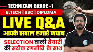 Live Q amp A For RRB Technician Grade 1 Students  Ask Your Doubts  🔥🔥 [upl. by Vanessa879]